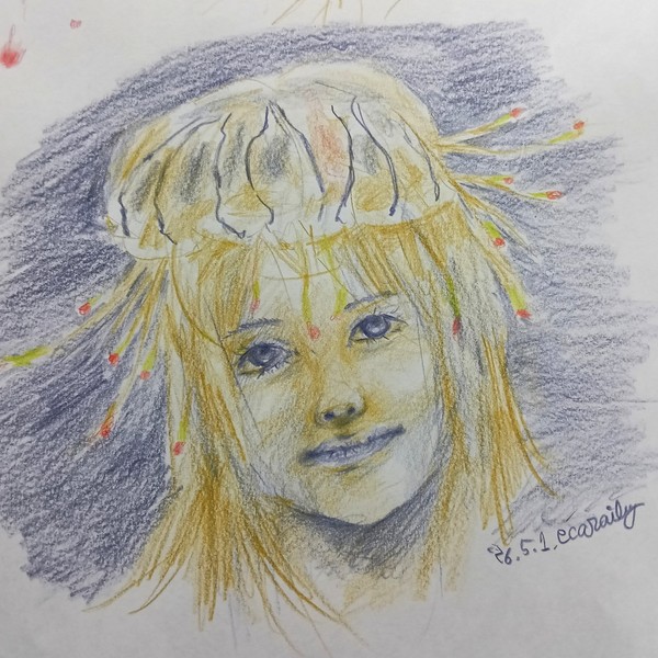 色鉛筆画0501
