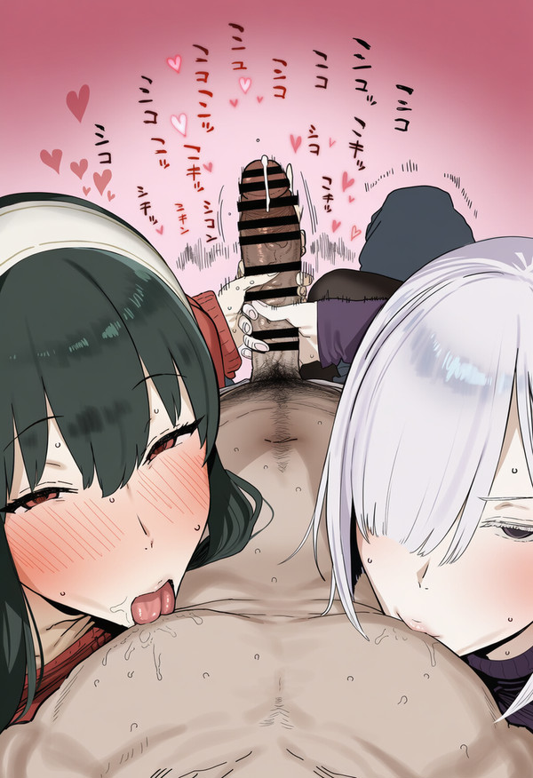 ヨルとフィオナの乳首責め
