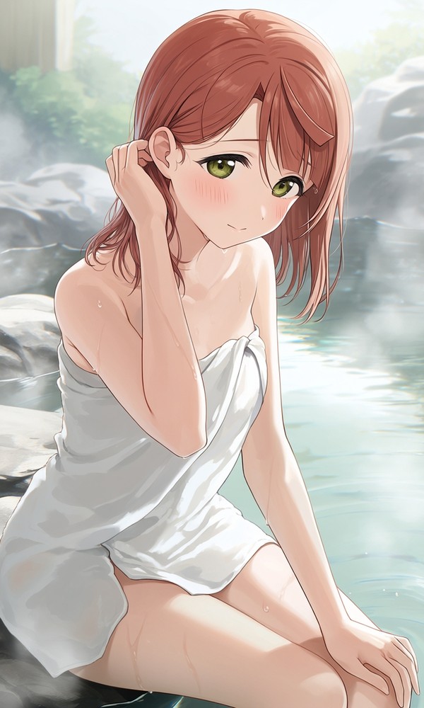 歩夢と一緒に温泉🎀♨️