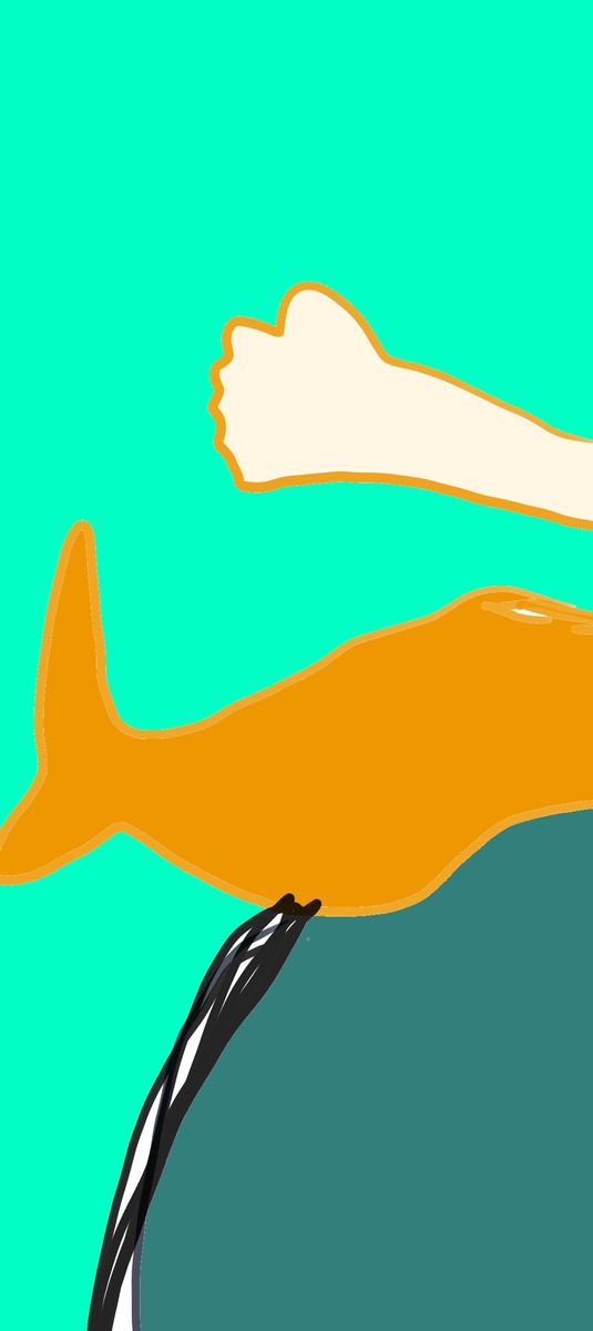 人魚の、手と、足