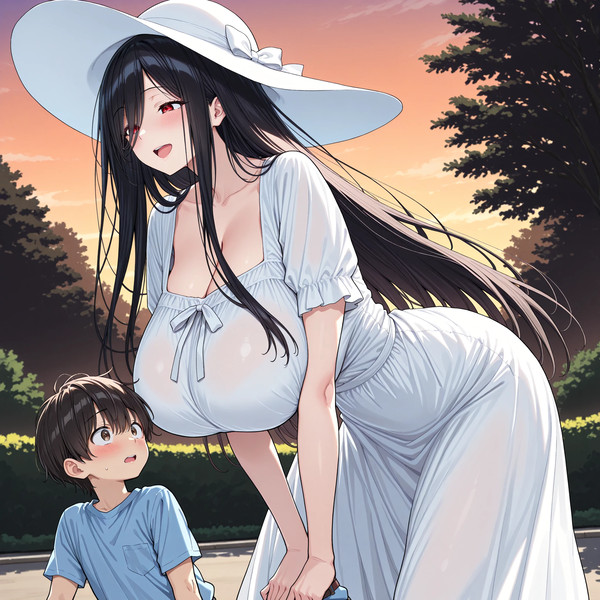 少年と八尺様