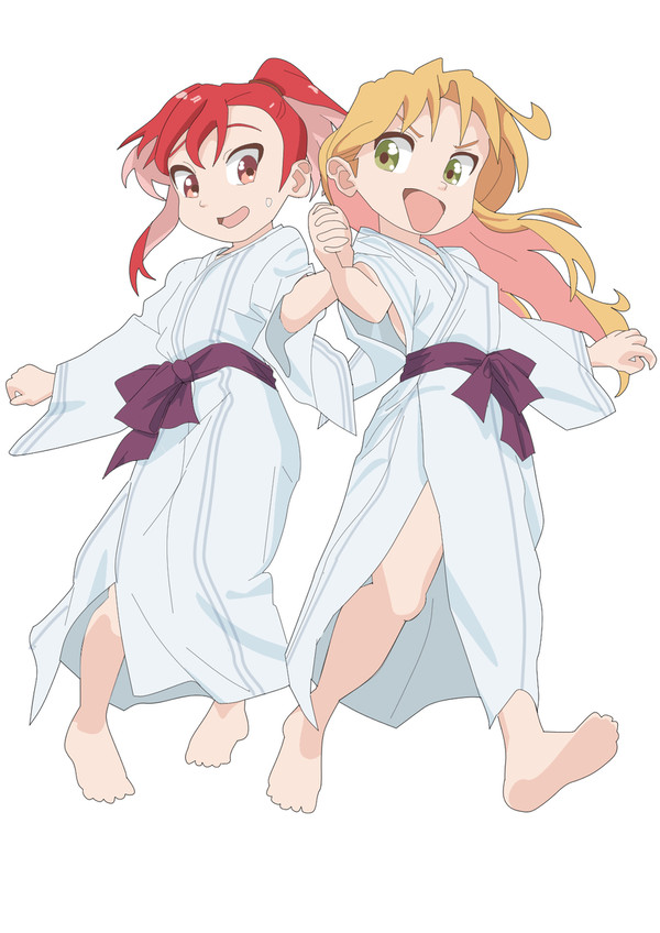 浴衣でジャンプ