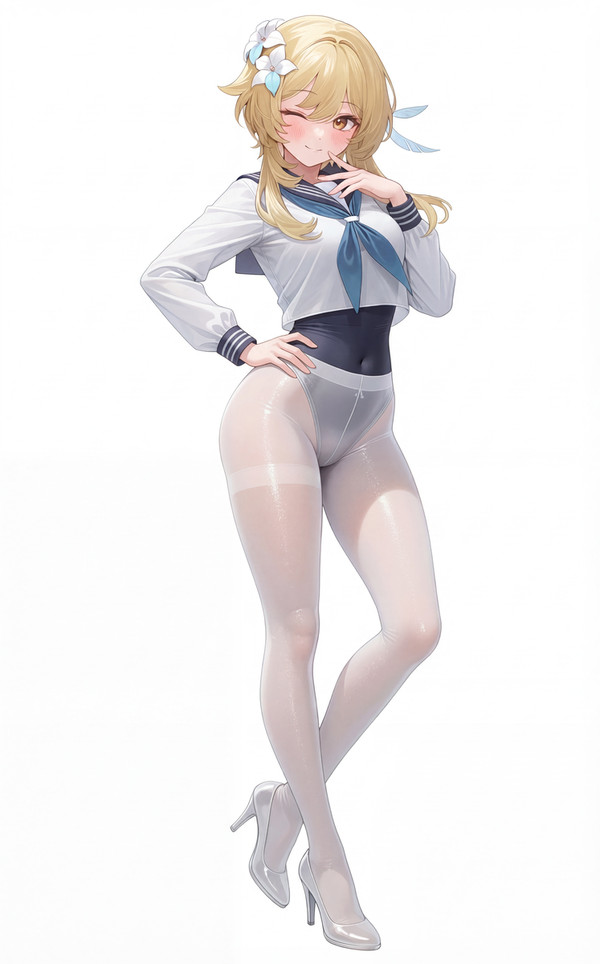 Pantyhose over swimsuit/褲襪外穿