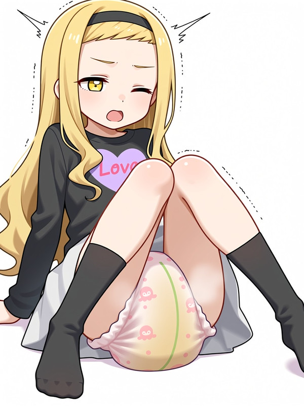 Marina (雲母坂まりな) sitting