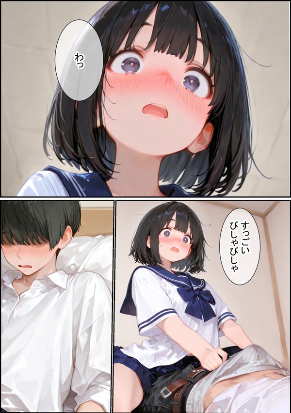 好きな子(親友の彼女)に触られただけでイッちゃう主人公