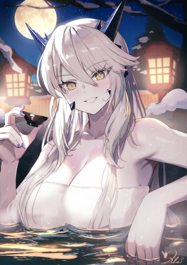 【Commission】温泉アルトリアオルタ