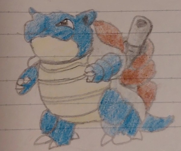 No.009　カメックス　模写
