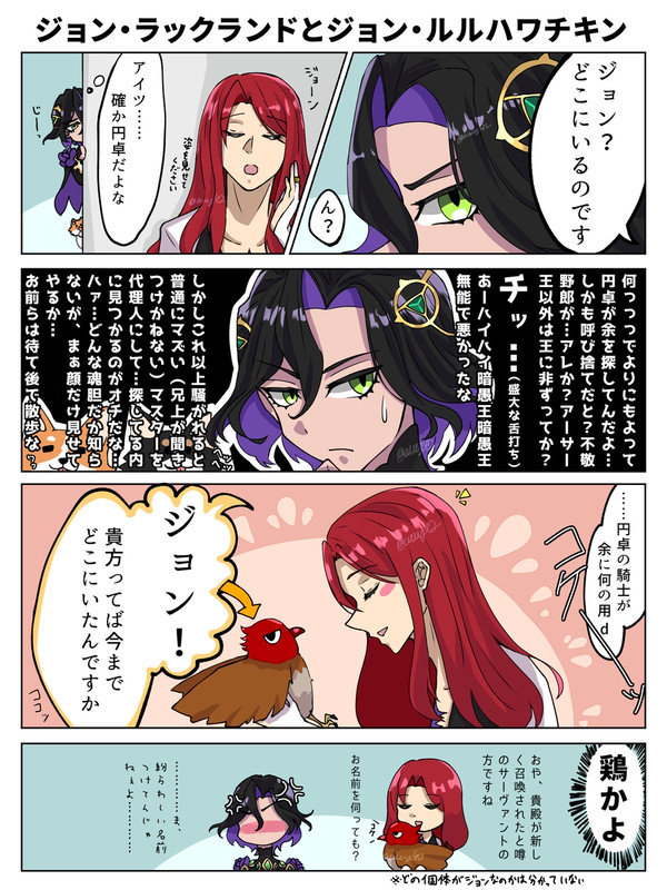 ジョン・ラックランドとジョン・ルルハワチキン