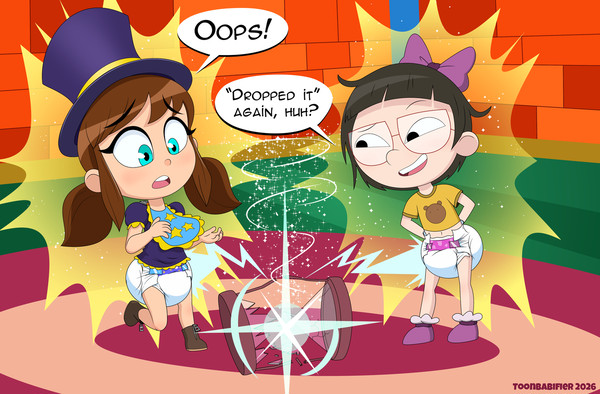 Hat Kid and Chloe Park (Comm) - 1/1