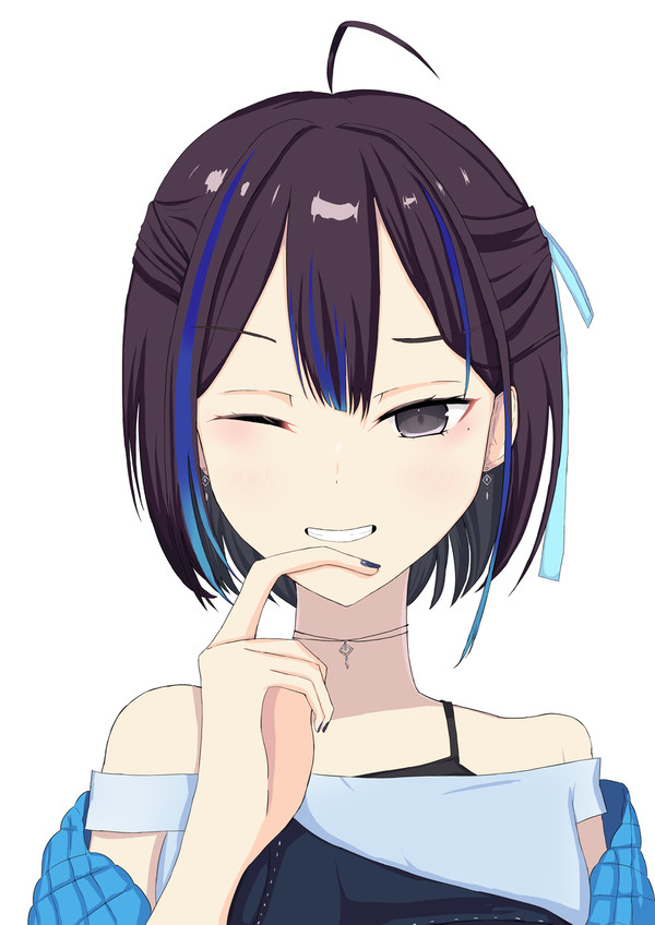 悠針れい　笑み