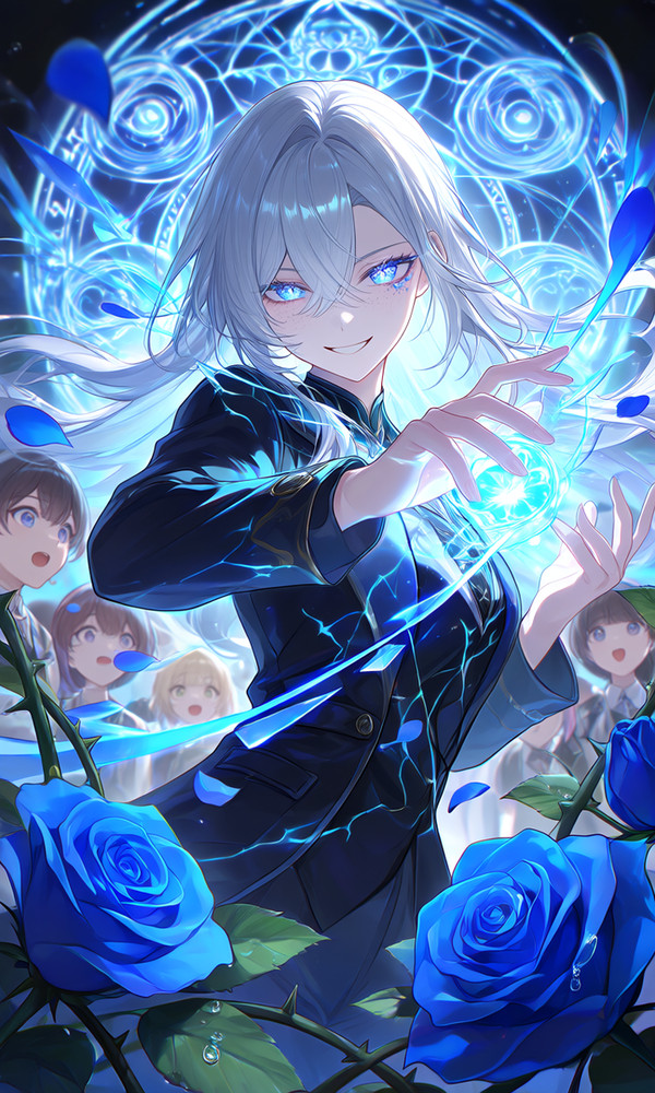 「棘薔薇の藍に染まれし魔弾」