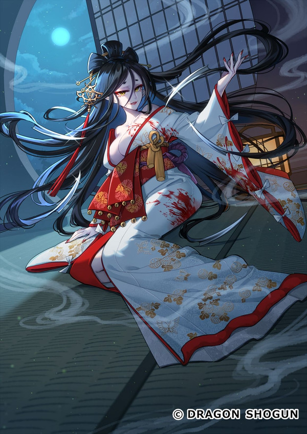 【仕事絵】『DRAGON SHOGUN TCG　針女』 - 1/1