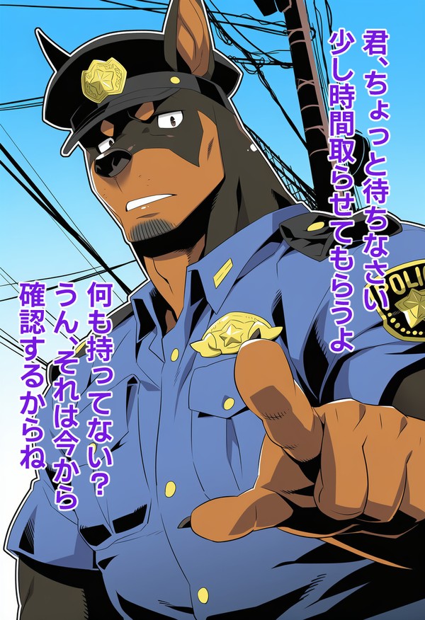 この人おまわりさんです