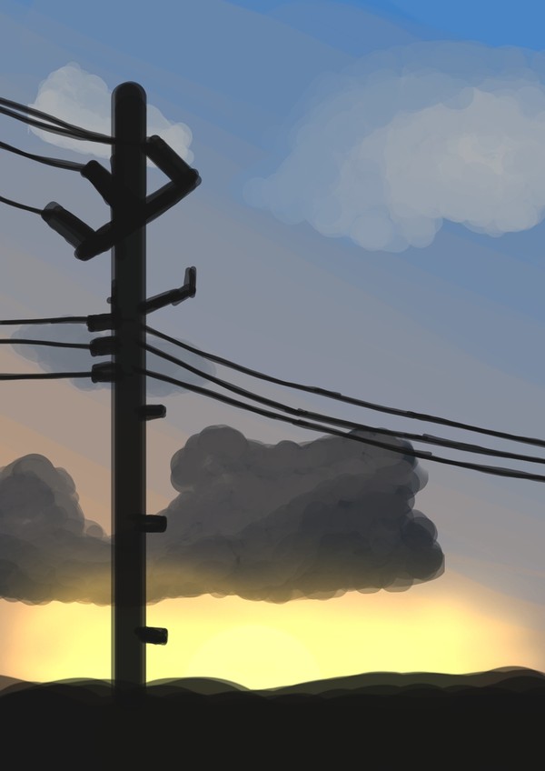 夕方の空