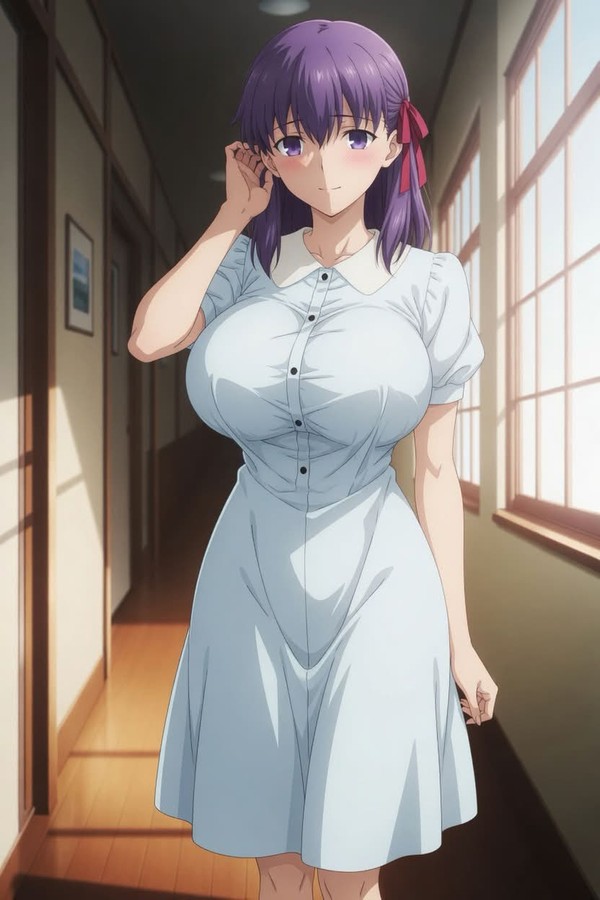 間桐桜家の中で脱ぐ
