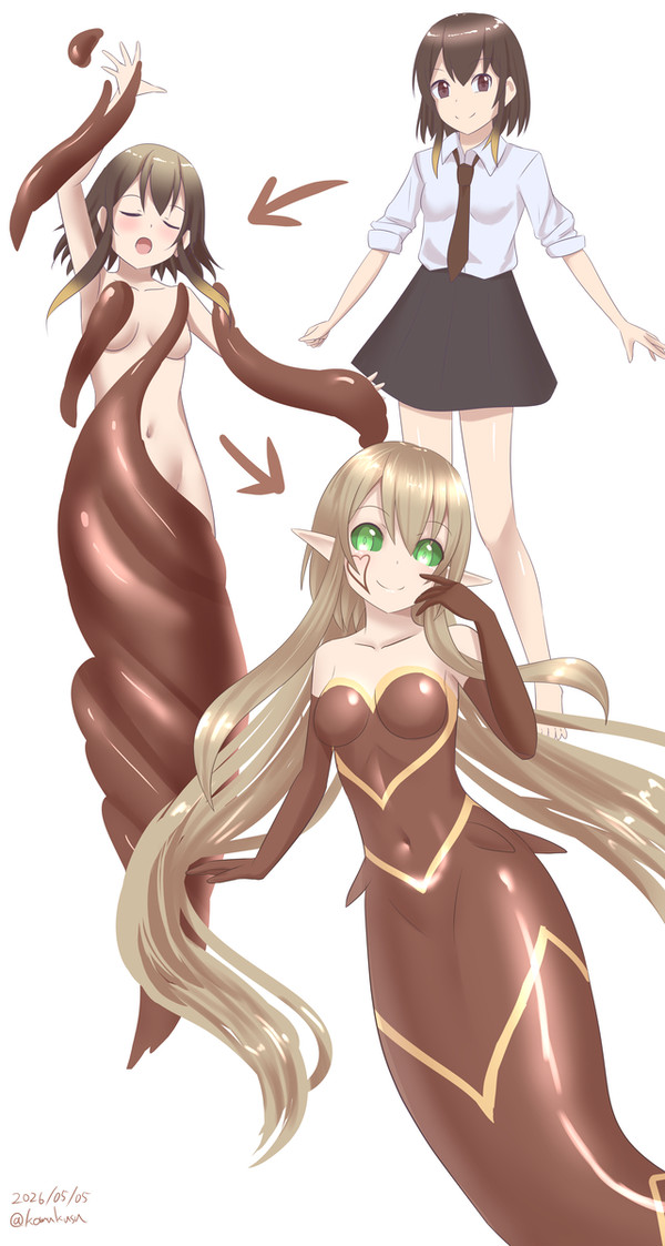 チョコちゃんの変身イメージ