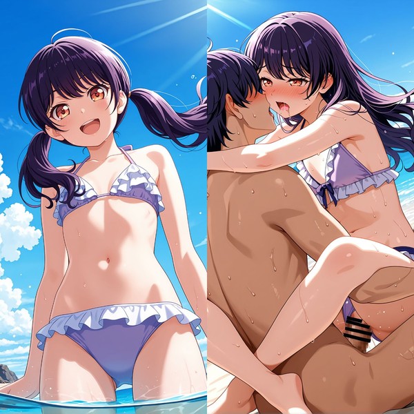 二葉つくし(R18・水着H)[支援者様リクエスト]