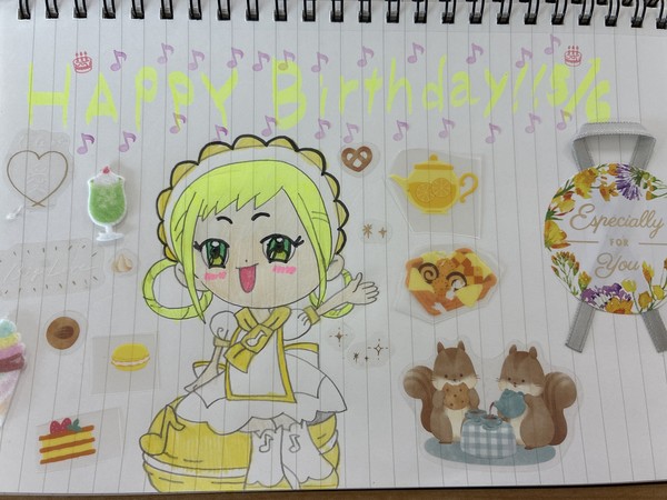 💛🇺🇸🗽🎂🎉ももちゃんへ💛🧙♀️🎶🍪