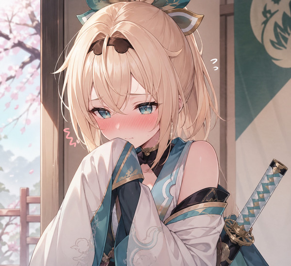 照れ顔のござる