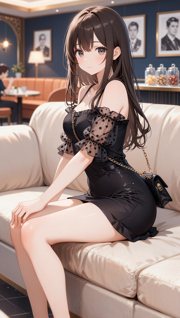 黒いドレスの子