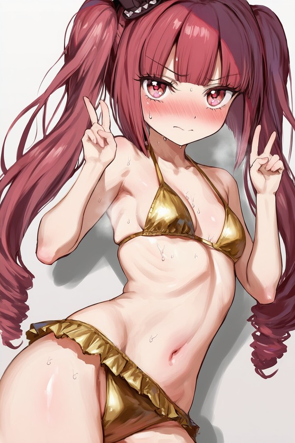 金ビキニ着たゆりねちゃん