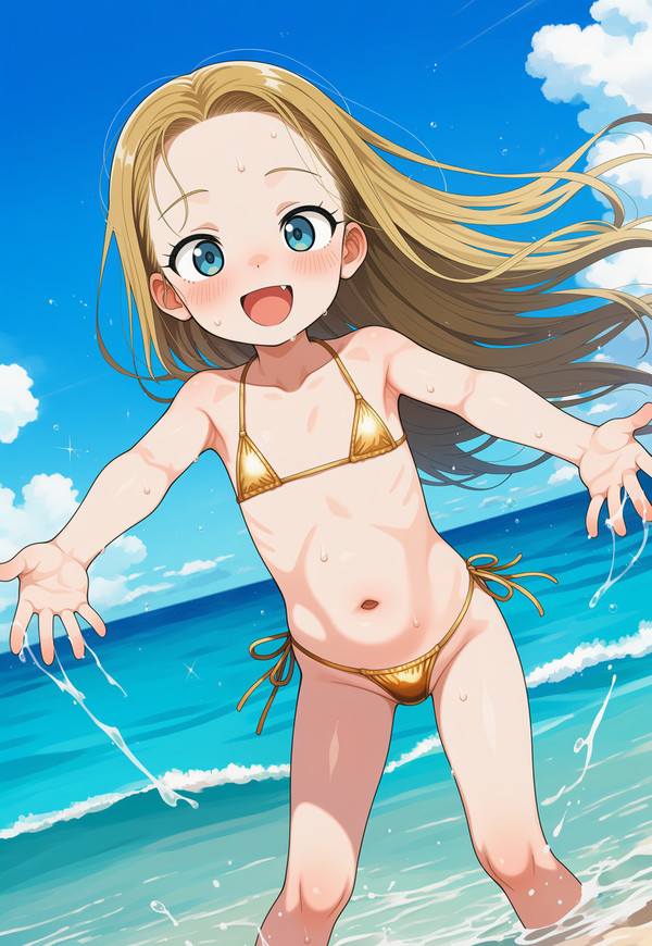 Golden Bikini Lolis