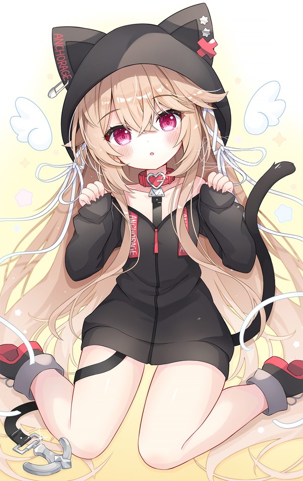猫耳パーカー リトルアンカレッジちゃん⚓