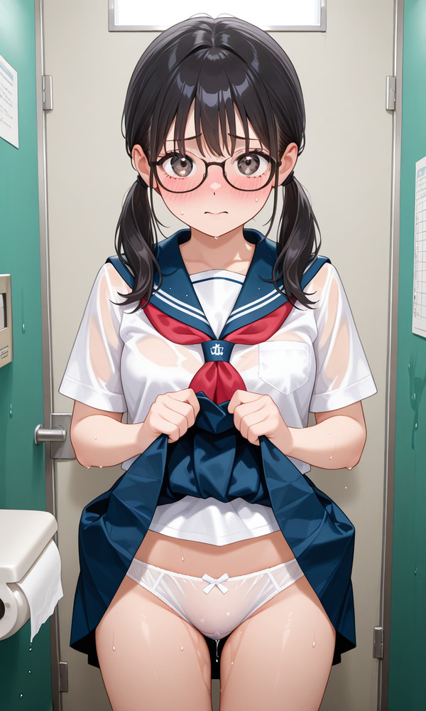 全身ぐっしょり
