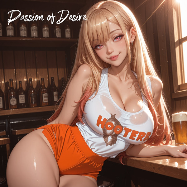 Famous Anime Girls in Hooters 🧡🦉