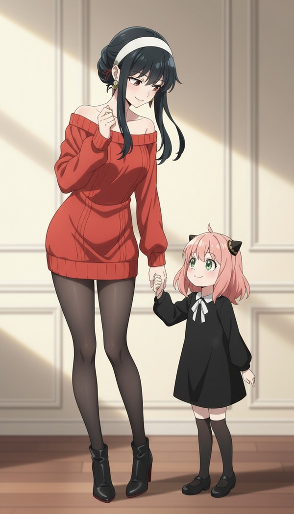 母の日、母と娘
