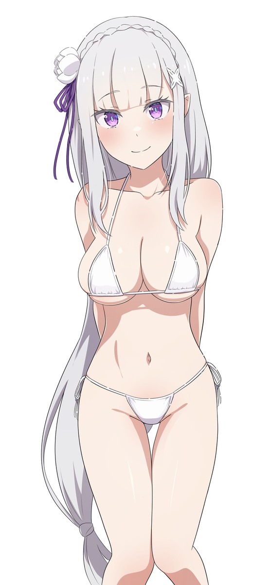 白ビキニエミリア
