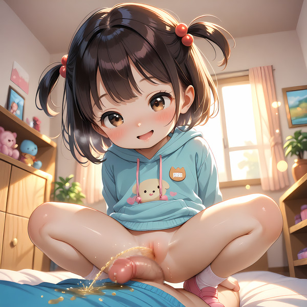あら、ちっちゃな友達、また喉が渇いちゃったの？ ふふっ。