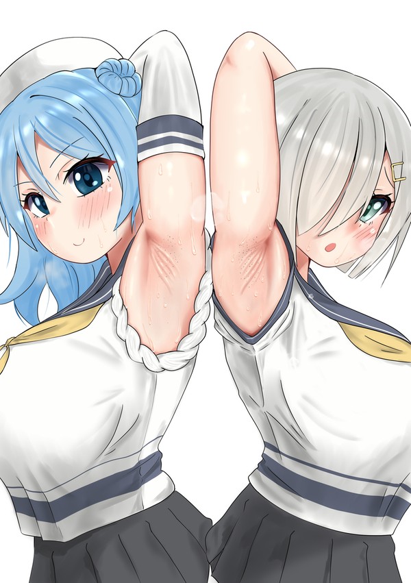 腋見せ浦風と浜風