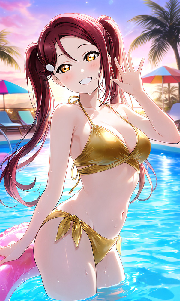梨子ちゃんのゴールデンビキニ