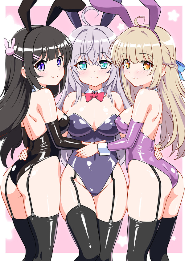 バニーな三人