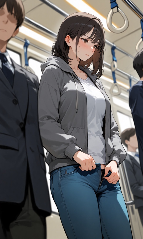 電車の中で