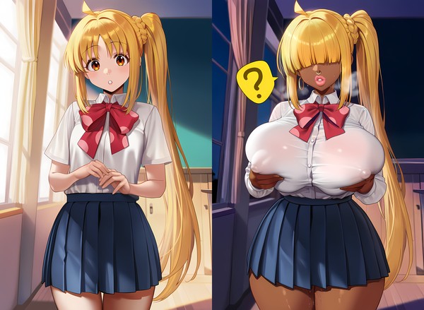 伊地知虹夏 メカクレビッチ化