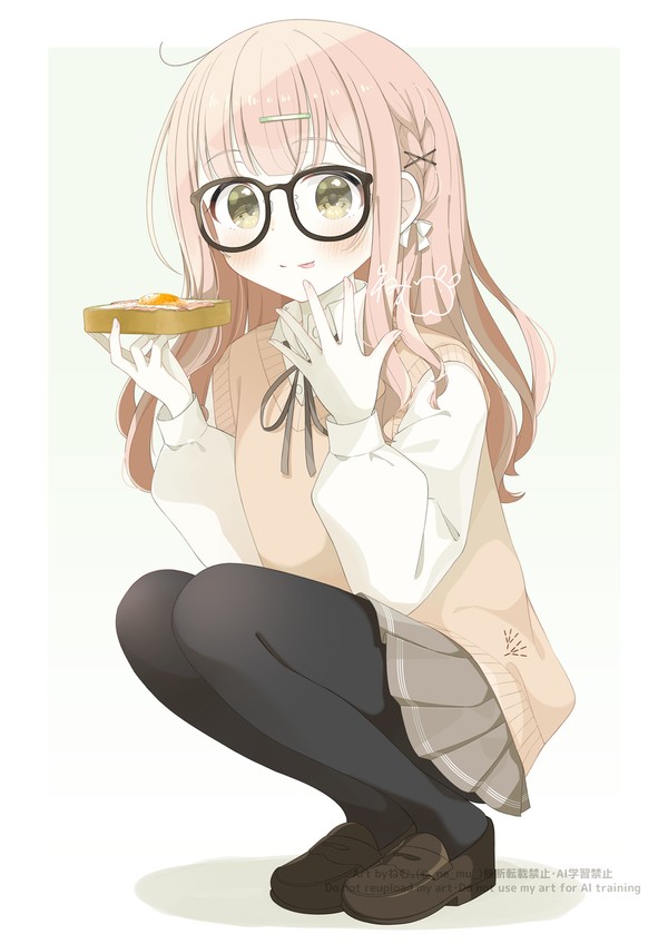 ちょこんとお座り