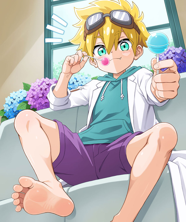 初夏、キャンディくれるジェット先輩と…(全34枚)