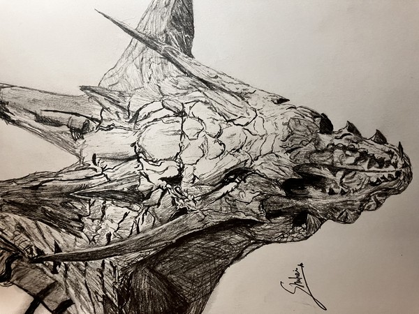 モンハン模写絵とオリ絵