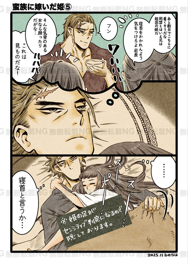 蛮族に嫁いだ姫