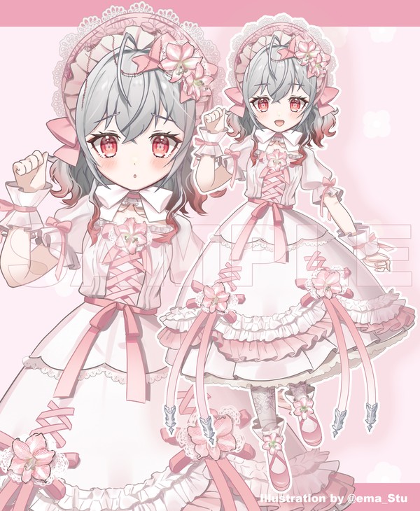 【お仕事】Vライバー様キャラデザ・立ち絵