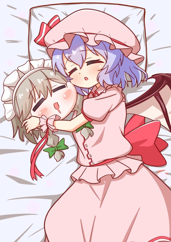 おやすみレミリアとゆっくり咲夜 - 1/1