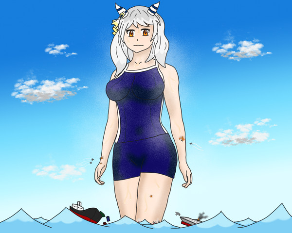 「これくらい大きくなれば私だって溺れませんよ」