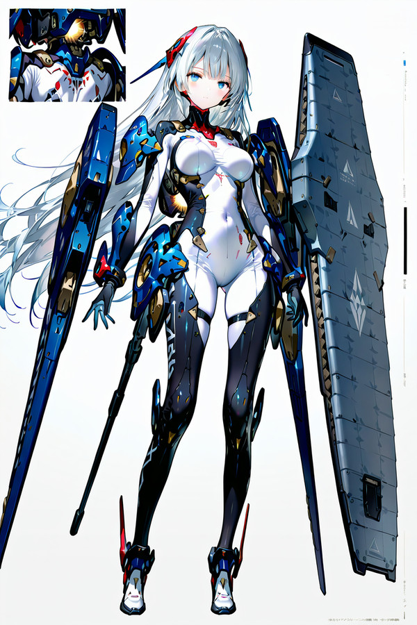 対光学兵器防御装備試験型 #メカ娘286