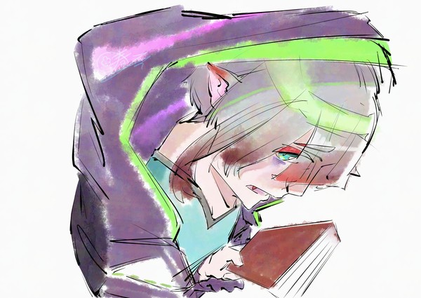 吸血種の司書さん