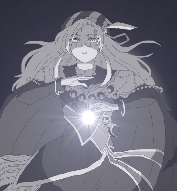 人の絵柄を真似して描いてみた絵