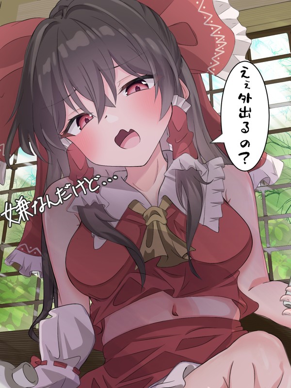 霊夢さんは外に出たくないらしいです