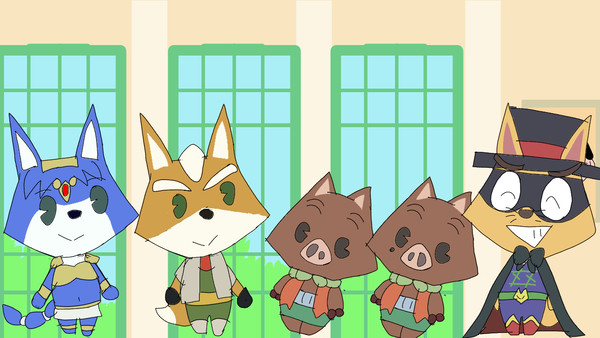 ゾロリのへやに仲間(キツネ)が出演したようです