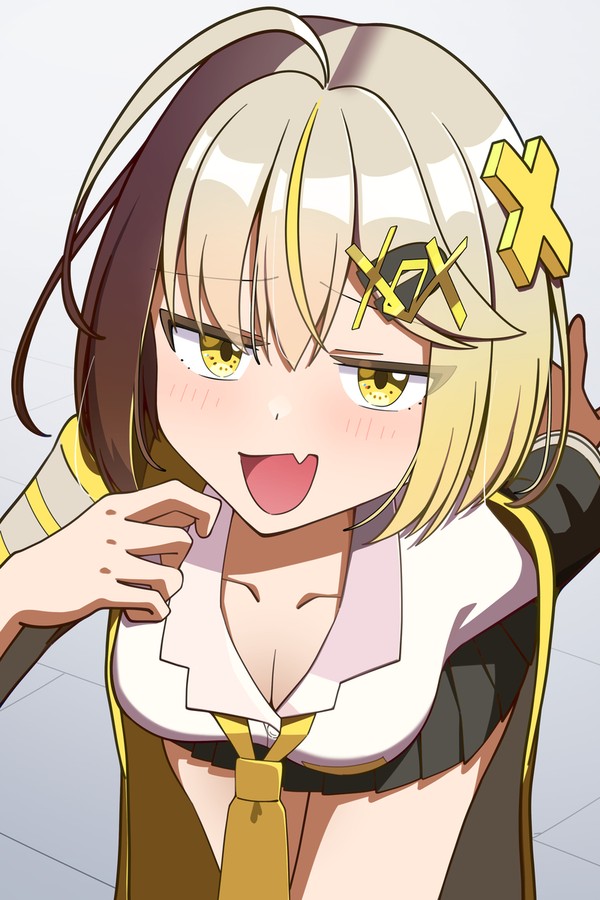 何ジロジロ見てんっすか～（ニヤニヤ）
